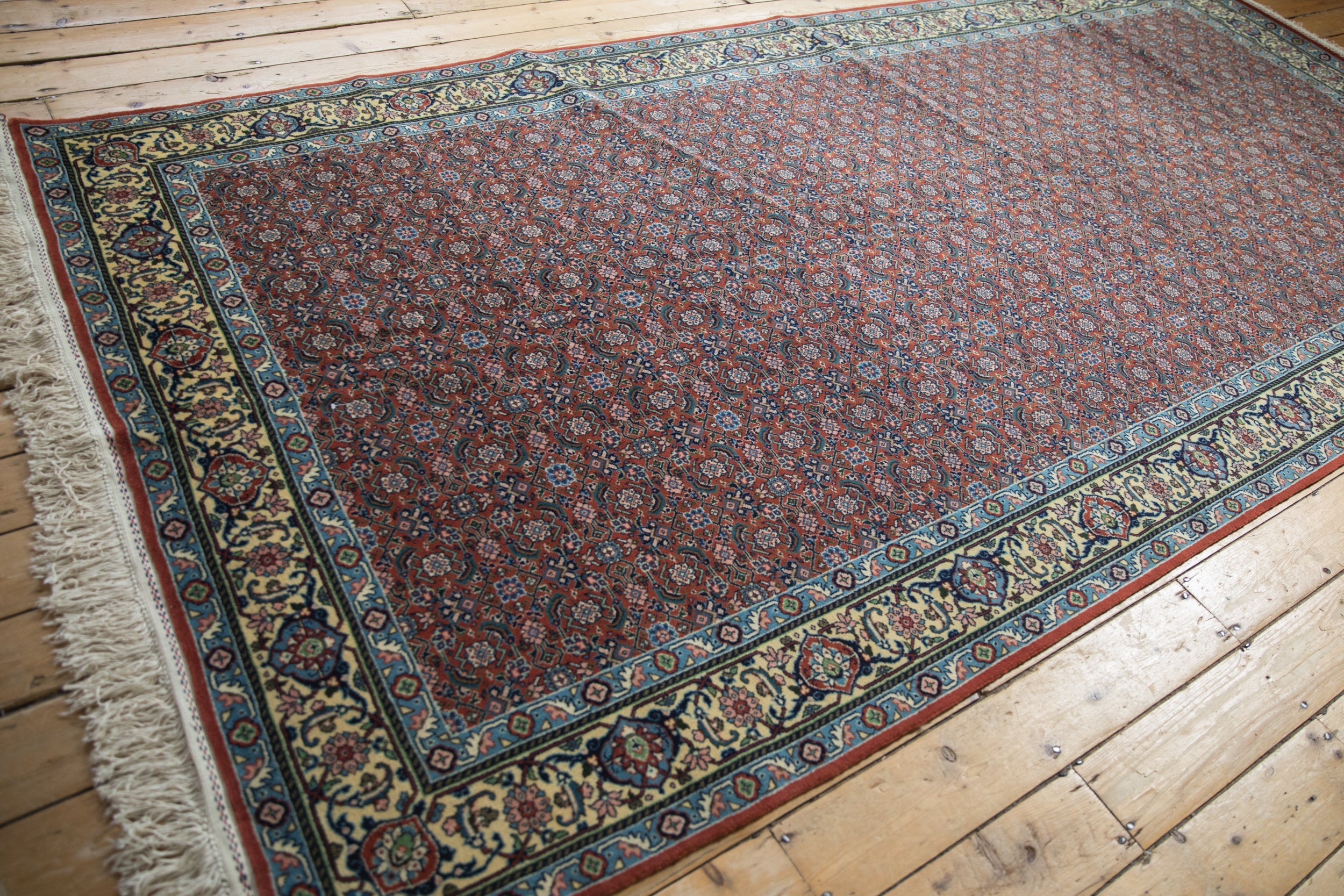 6x12 Vintage Bulgarian Tabriz Design Rug Runner