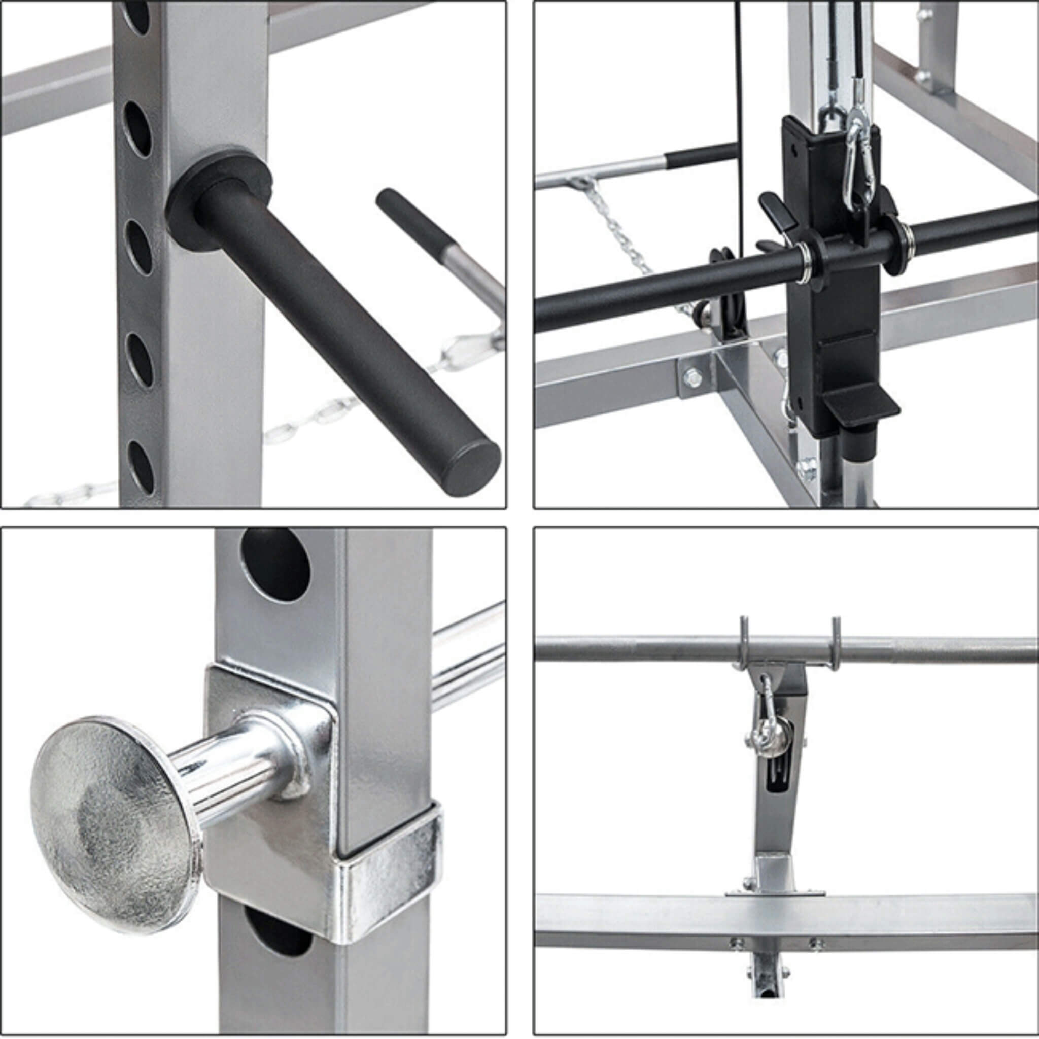 Merax Multi-Functional Olympic Power Squat Rack Cage For Home & Gym (SAK98719)