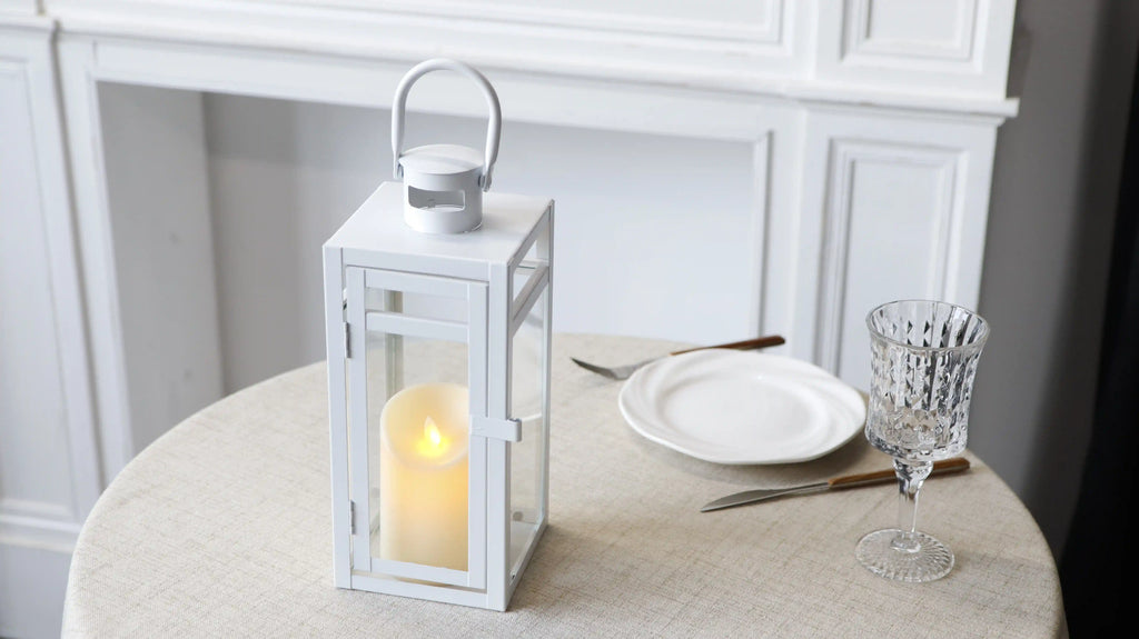 Set of 3 Metal Candle Lantern-12/15/19"