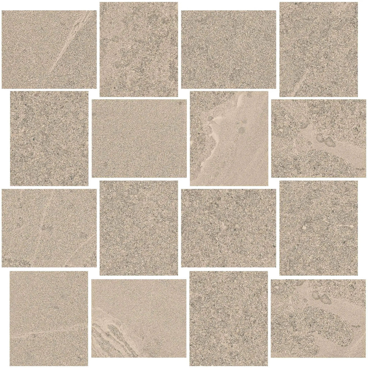 Milestone East Beige Cove Base Stone Look Porcelain 6x12