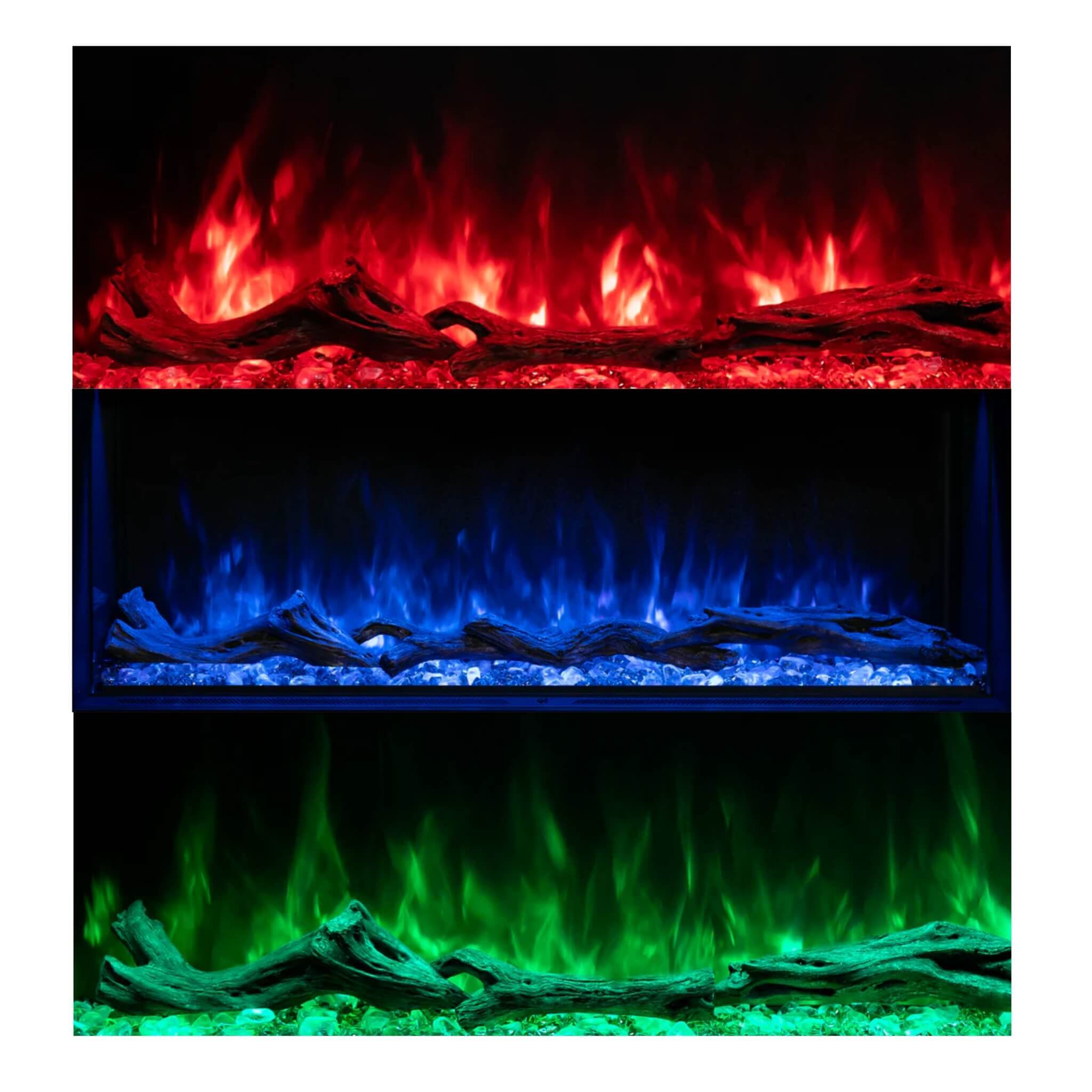 Modern Flames Landscape Pro Multi 44" Linear Multi-Sided Built-In Electric Fireplace [LPM-4416V2] (SAK96355)