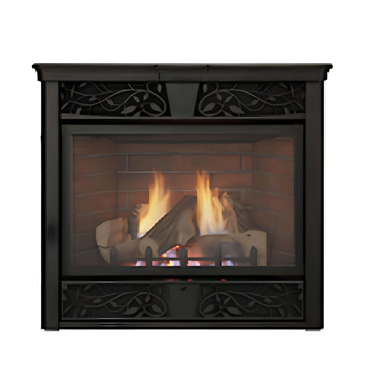 Monessen Symphony 32 Vent-Free Traditional Fireplace With Control System [VFC32L] (SAK87014) fireplace product image