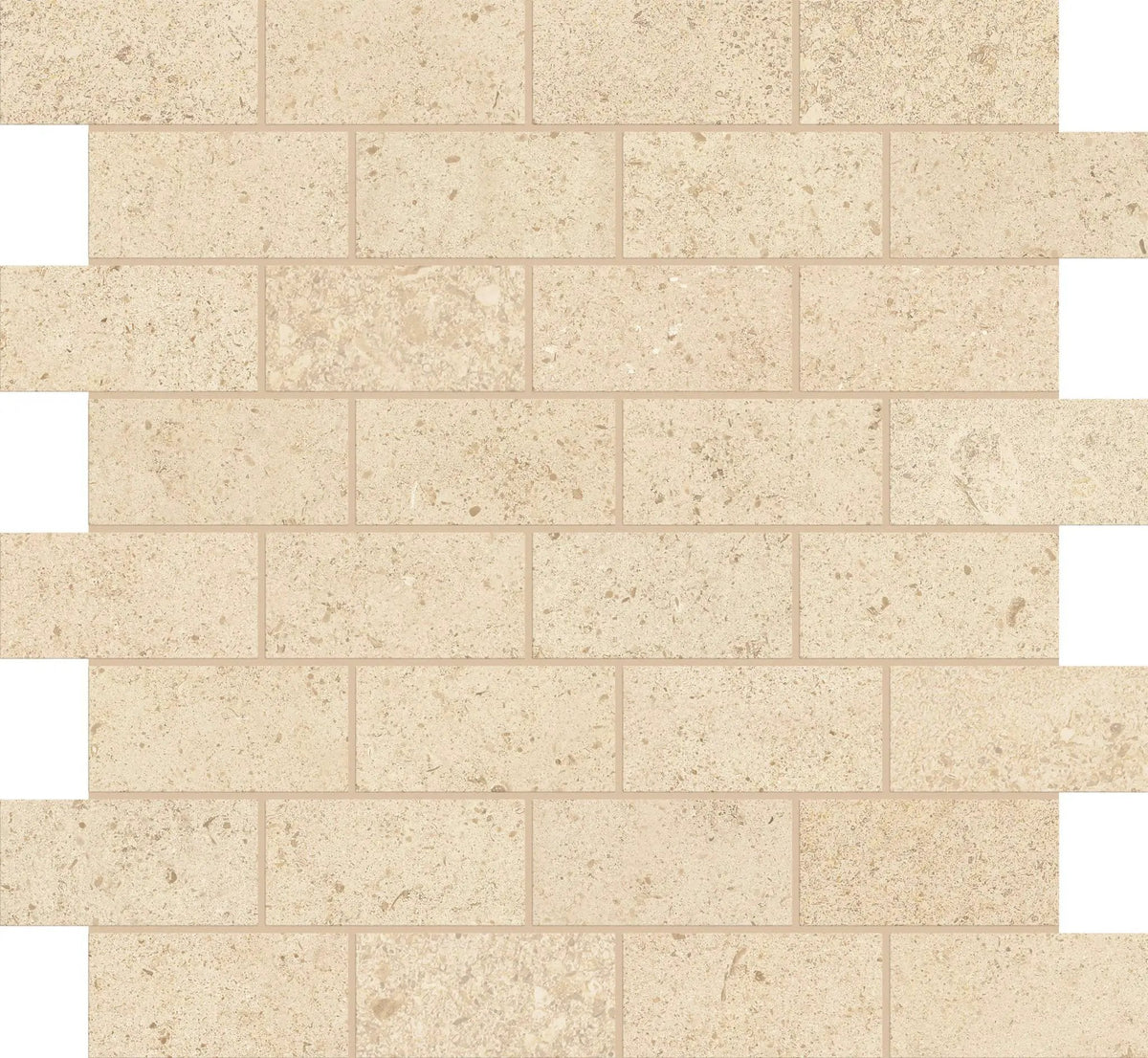Mood Dune Mosaic J Limestone Look Porcelain Mosaics 12x12