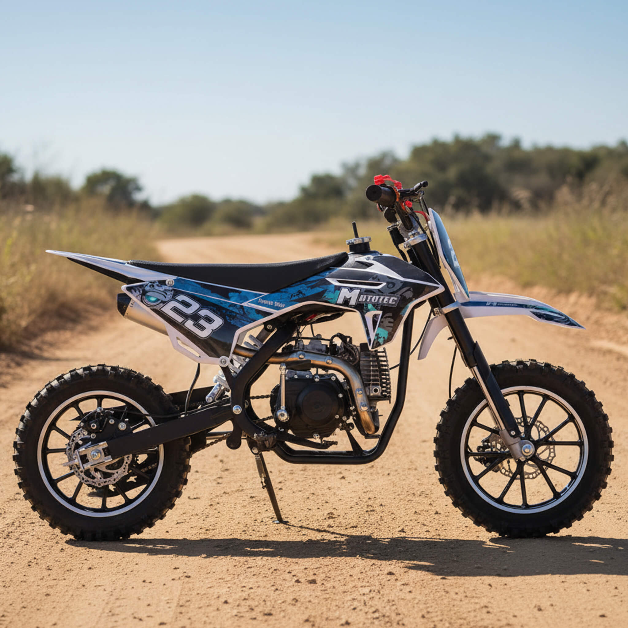 MotoTec Demon 40CC 4-Stroke Kids Gas Dirt Bike (SAK34729)