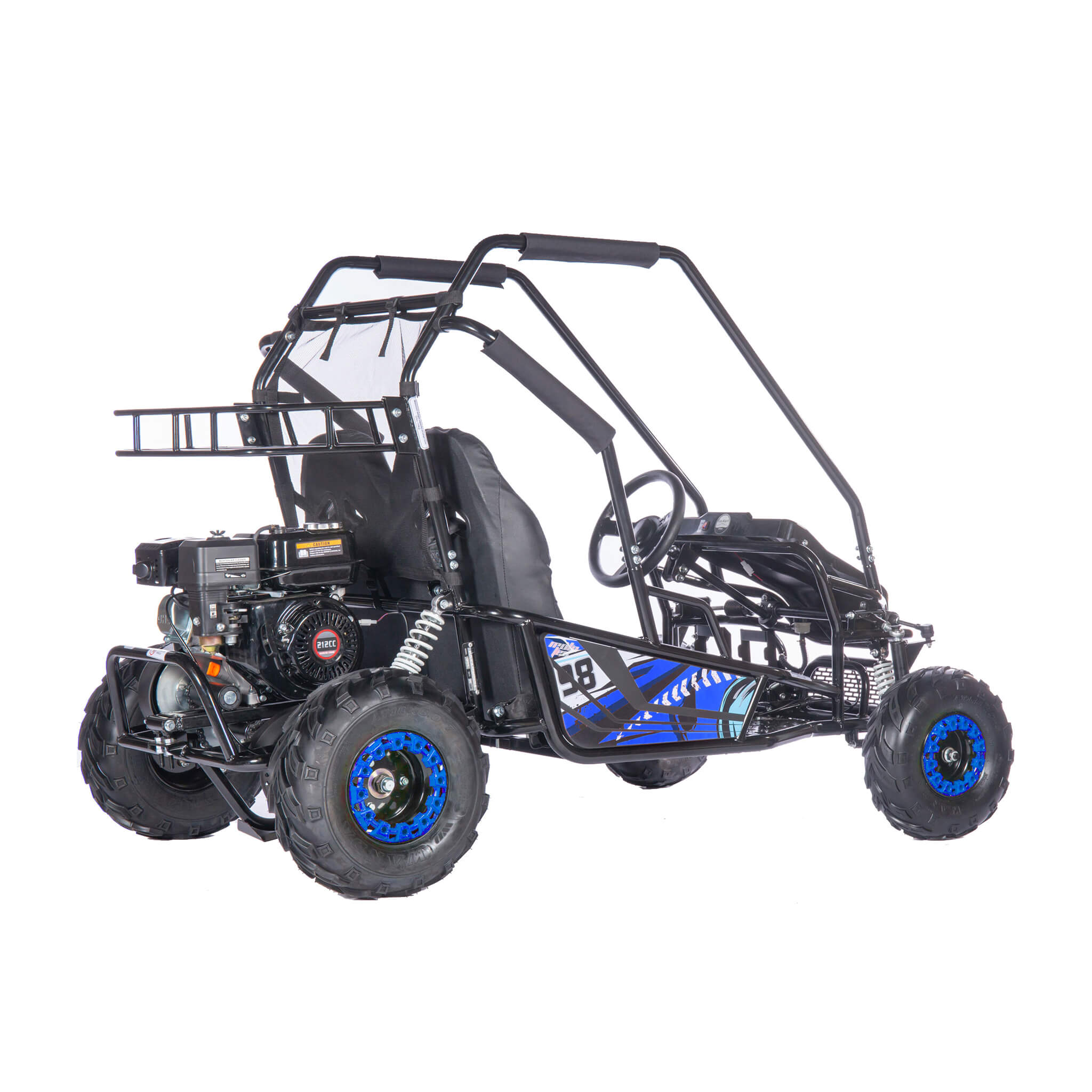 MotoTec Mud XL 212CC 2 Seat Go Kart With Full Suspension (SAK27195)