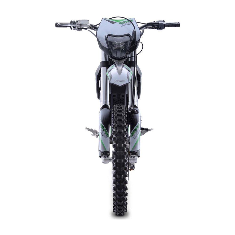 MotoTec Venom High-Performance 72V/12000W Electric Dirt Bike, White (97314685)