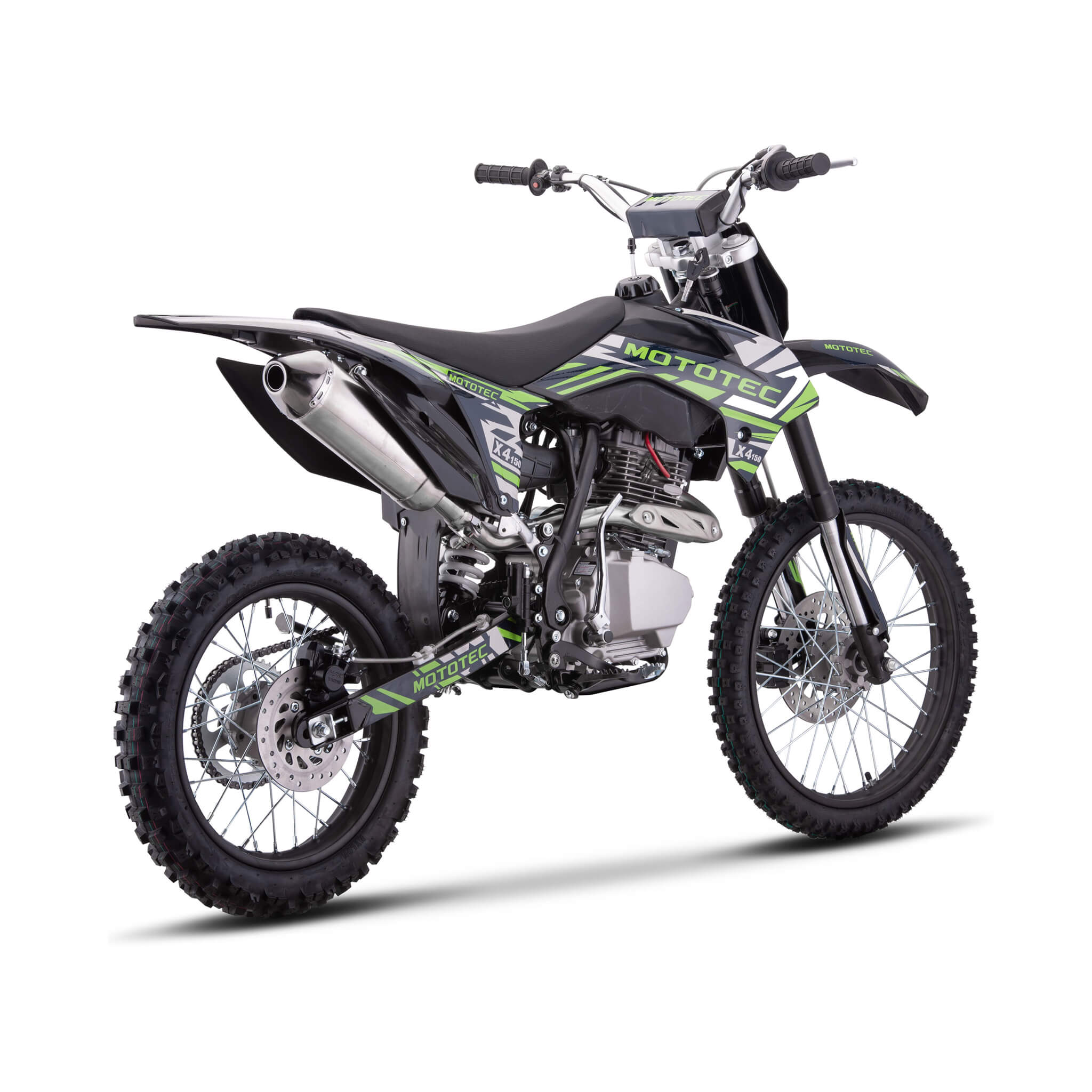 MotoTec X4 150CC 4-Stroke High-Performance Gas-Powered Dirt Bike (SAK95731)