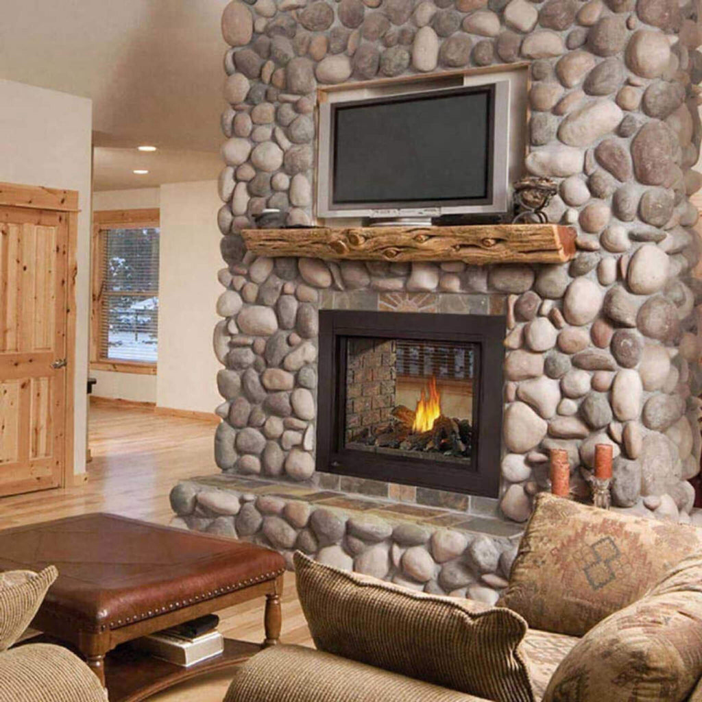 Napoleon Ascent Multi-View 3 Sided Glass Ember Bed Direct Vent Natural Gas Fireplace, 43" [BHD4PGN] (SAK62815)