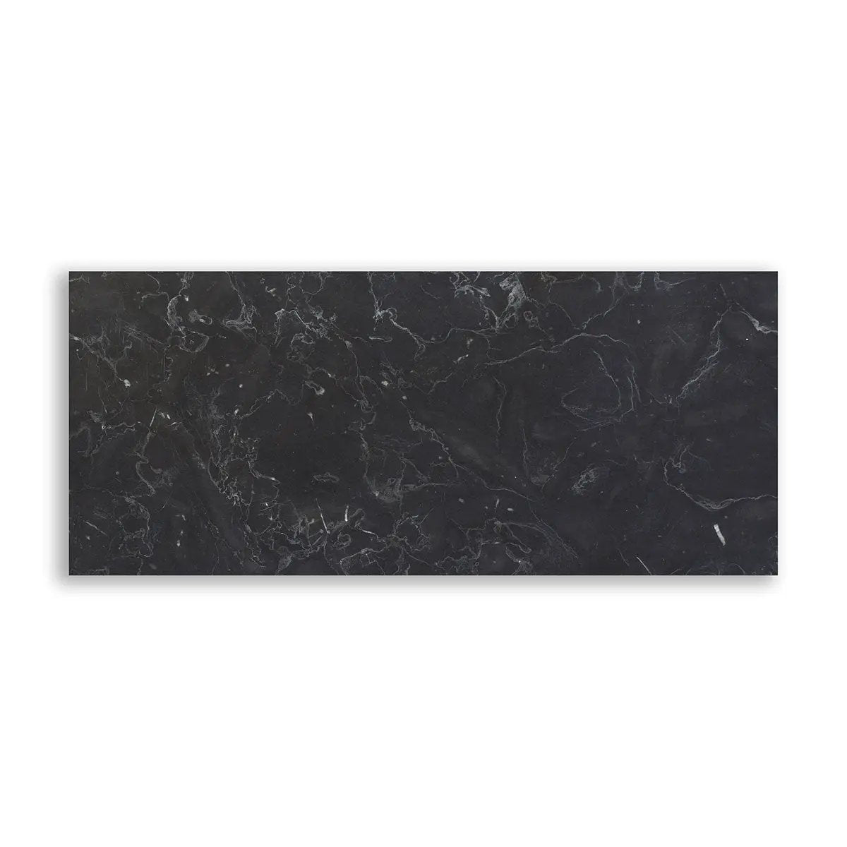 Nero Marquina Premium Polished Marble Tiles 6x12