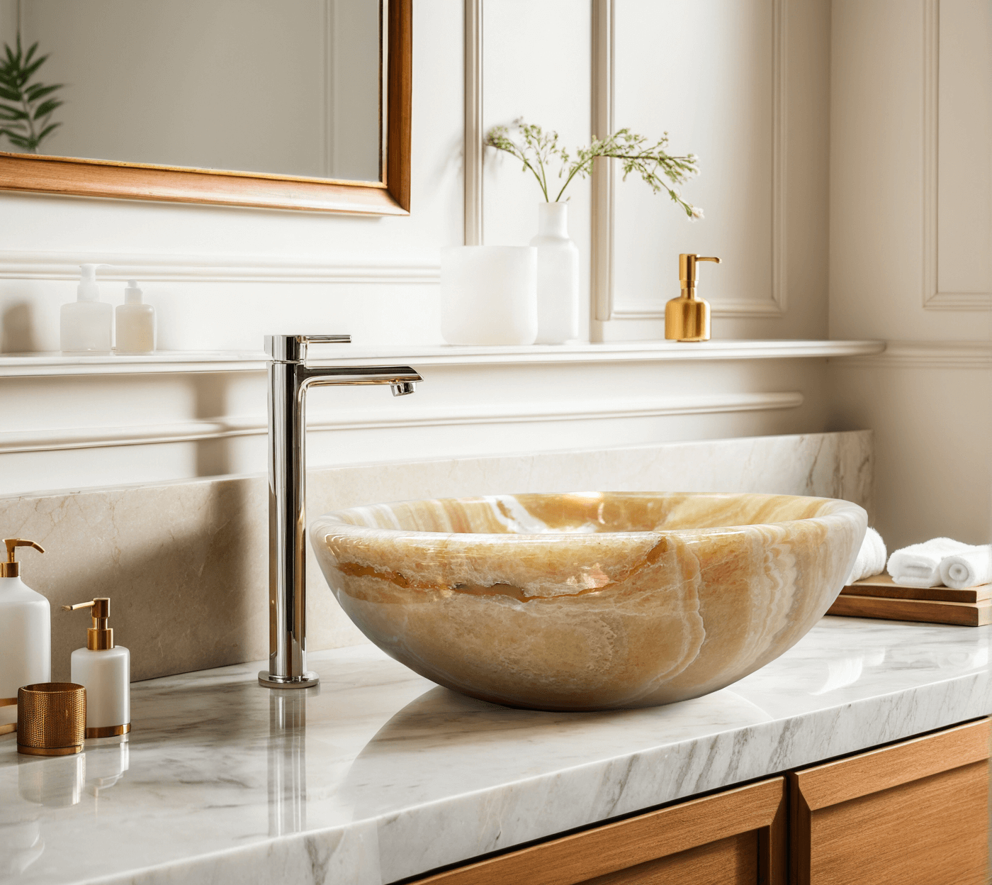 Onyx Marble Sink