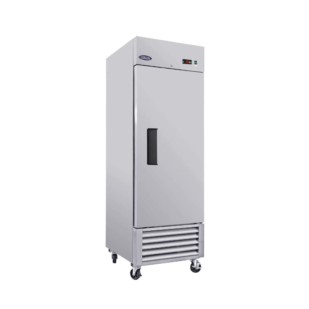 Orikool 27 Inch Commercial 23 Cu.Ft Reach-In Stainless Steel Freezer (SAK96352)