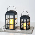 Set of 2 10.5&14''H Decorative Candle Lanterns