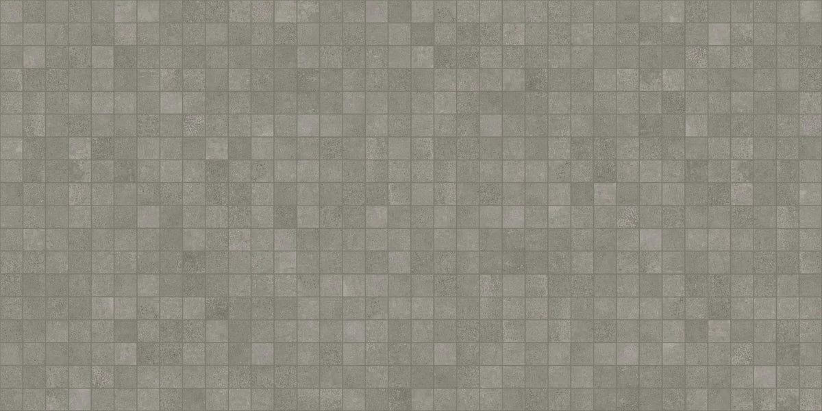Made.in Vision Grey Mosaic A Concrete Look Porcelain Mosaics 12x12