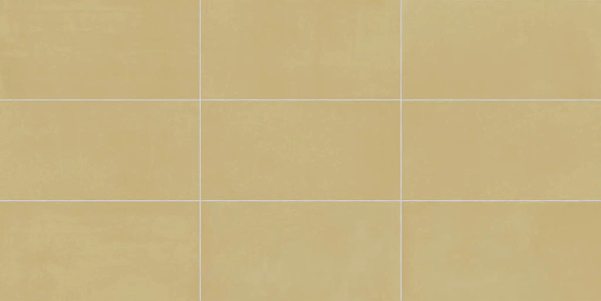 Vision Color Golden Yellow Anti-Slip Mosaic H Resin Look Porcelain Mosaics 12x12