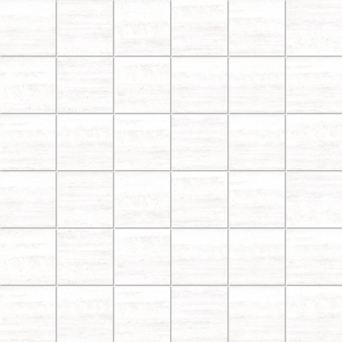 Pisa White Mosaic A Travertine Look Porcelain Mosaics 12x12