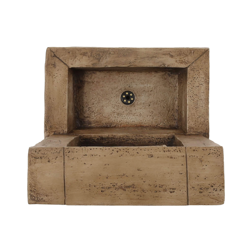 Premium 35 Inch Hand-Crafted Weather-Resistant Waterfall Fountain With LED Lights (SAK86757)