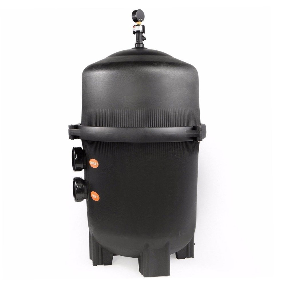Premium 35,000 Gallon In-Ground Swimming Pool Cartridge W/ Built-In Pressure Gauge, 425 SF (SAK96275)