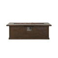Premium 56" Transitional Rectangular Outdoor Propane Gas Fire Pit Table, 50K BTU (SAK25790)