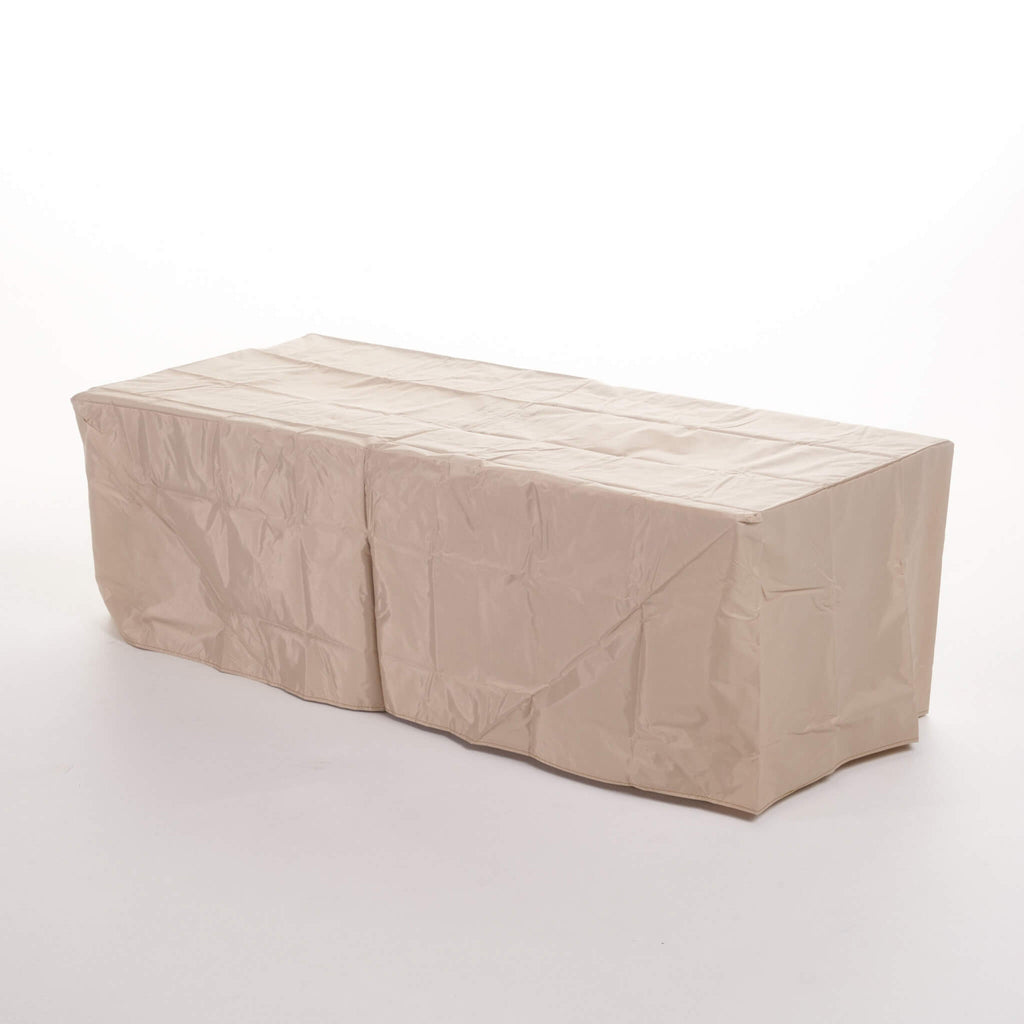 Premium 56" Transitional Rectangular Outdoor Propane Gas Fire Pit Table, 50K BTU (SAK25790)