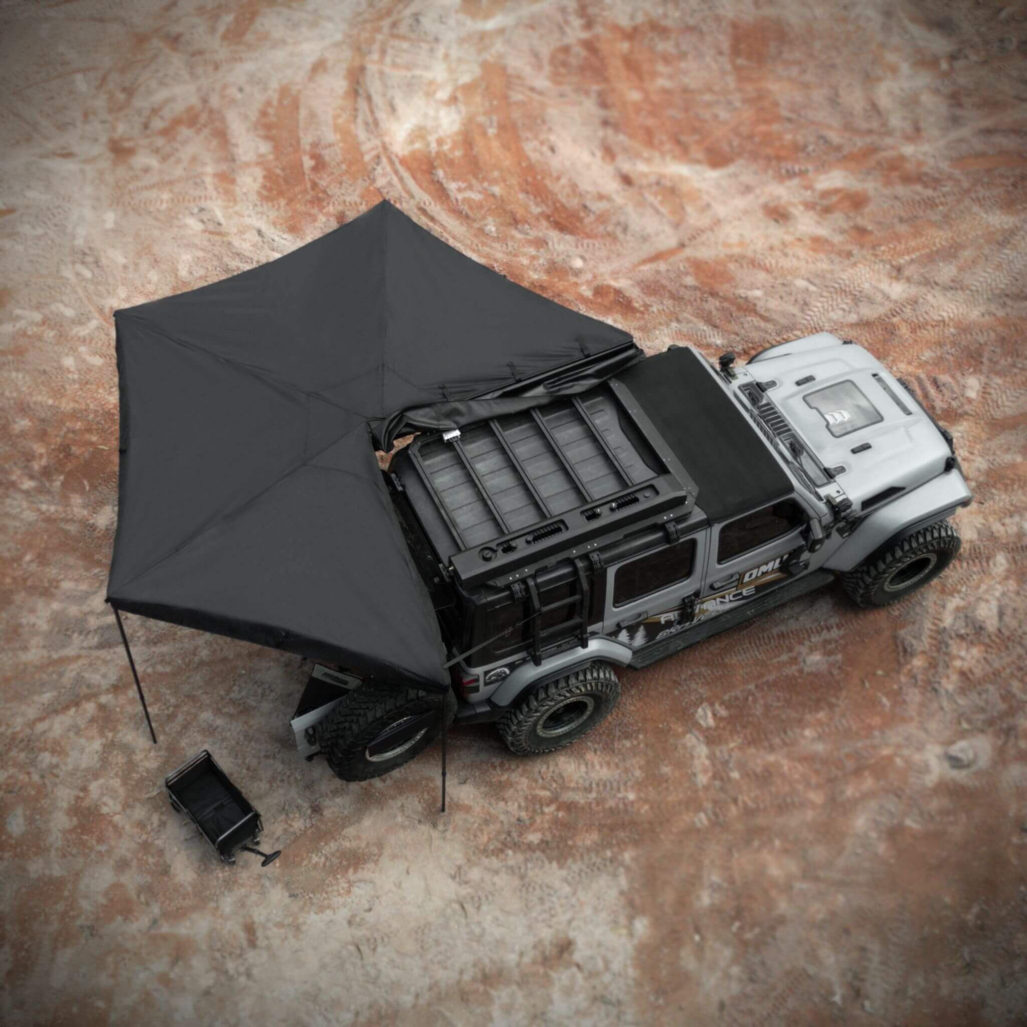 Trailora Premium All-Weather Top Only Multi-Functional 270 Degree Outdoor Awning House Tent (SAK24839)
