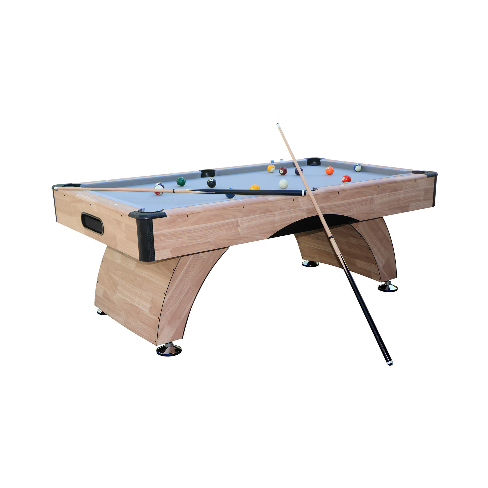 Premium Billiards Pool Wood Table for Home Game Rooms, 7FT (SAK14517)