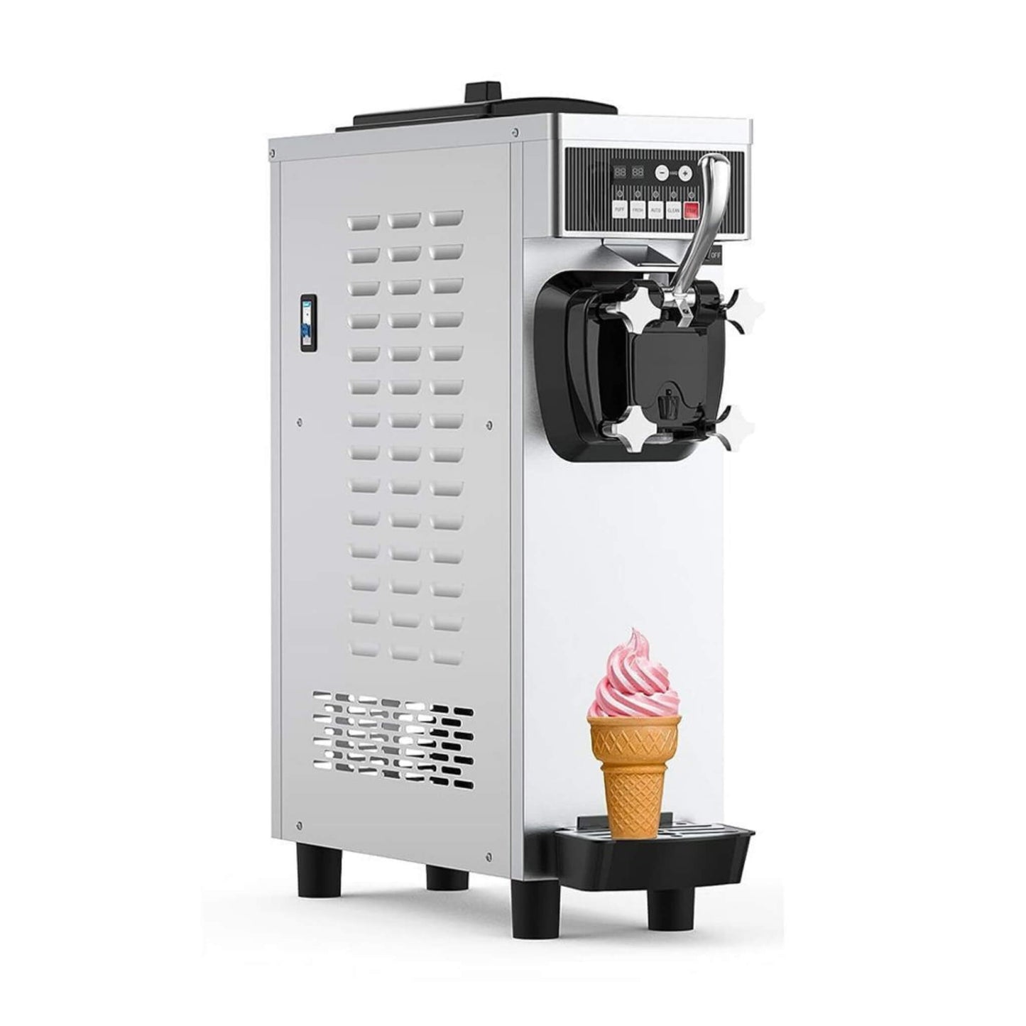 Premium Industrial Single Flavor Soft Serve Ice Cream Maker Machine, 1200W (SAK81752)
