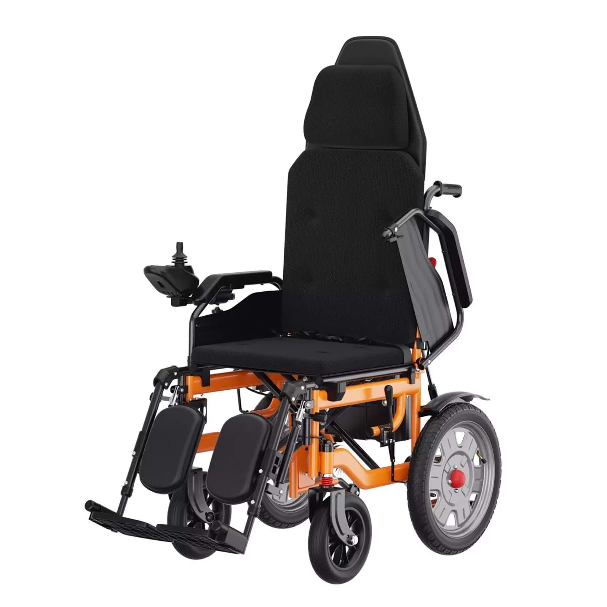 Premium Lightweight Electric Full Reclining Motorized Foldable Wheelchair (SAK91516)