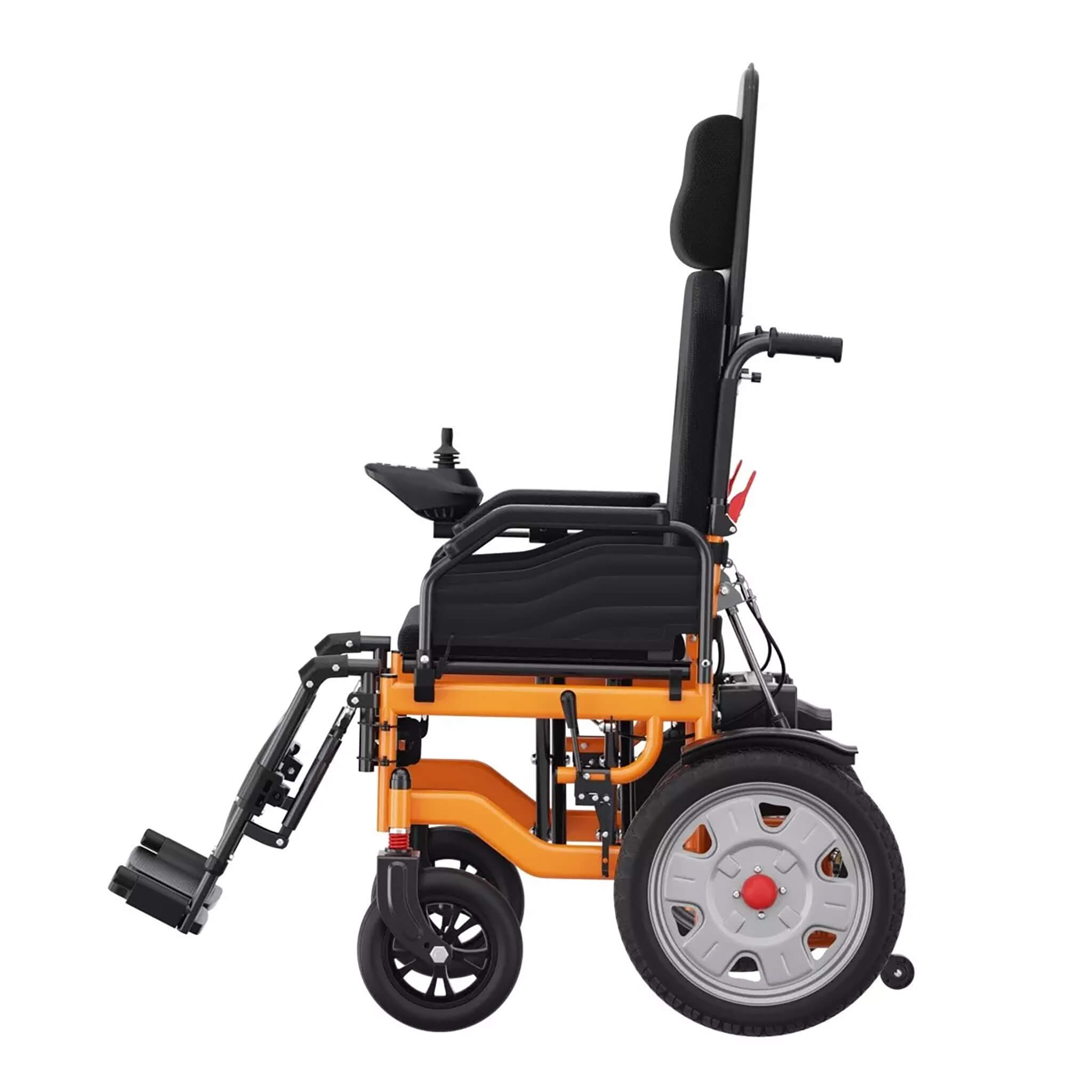 Premium Lightweight Electric Full Reclining Motorized Foldable Wheelchair (SAK91516)