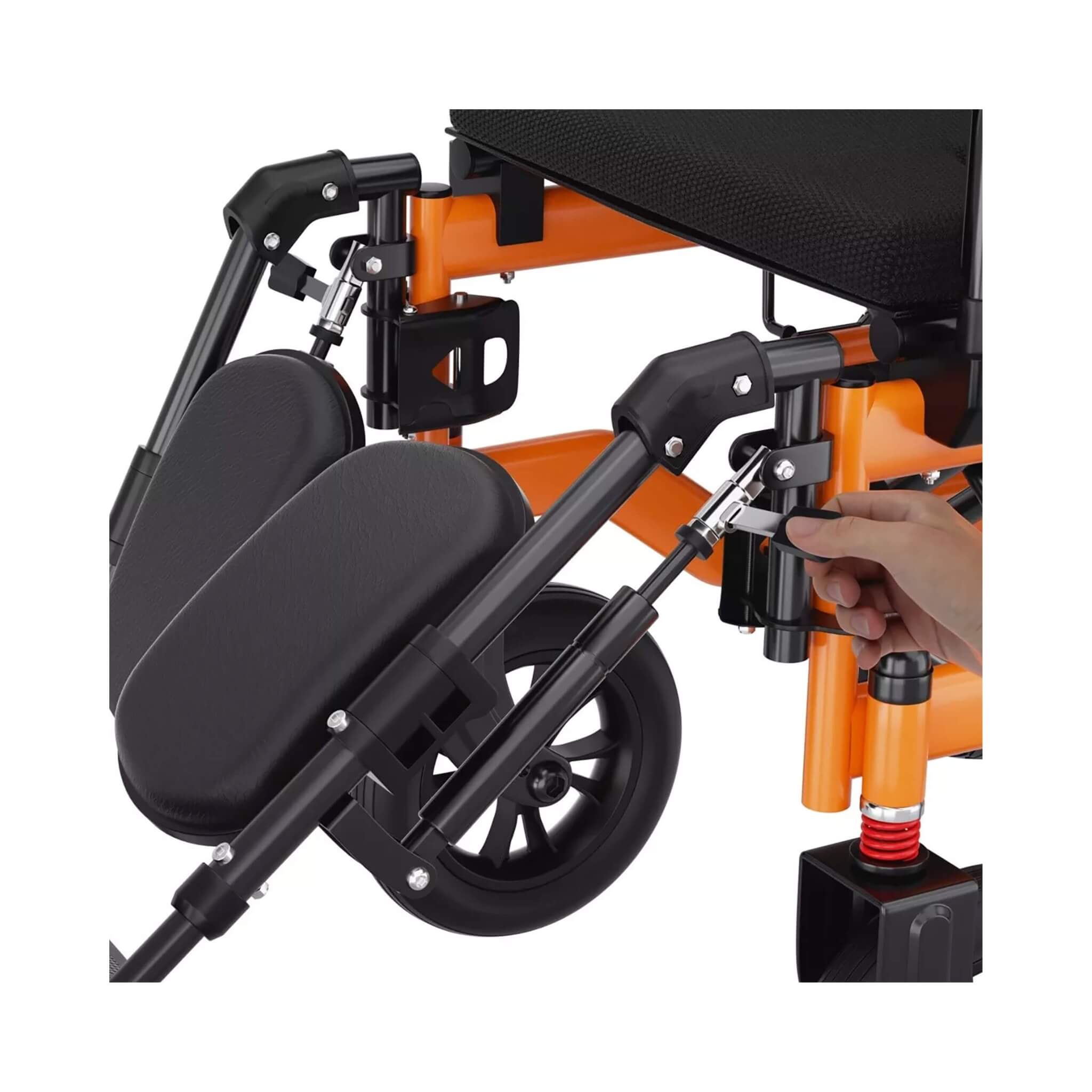 Premium Lightweight Electric Full Reclining Motorized Foldable Wheelchair (SAK91516)