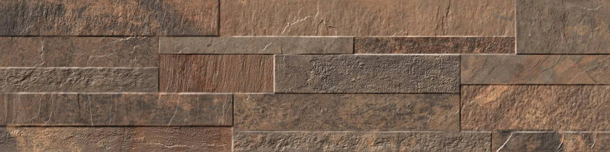 Veneer World Pro Ledgestone Canyon Summer Corner Slate Look Porcelain Moldings 5.75x24