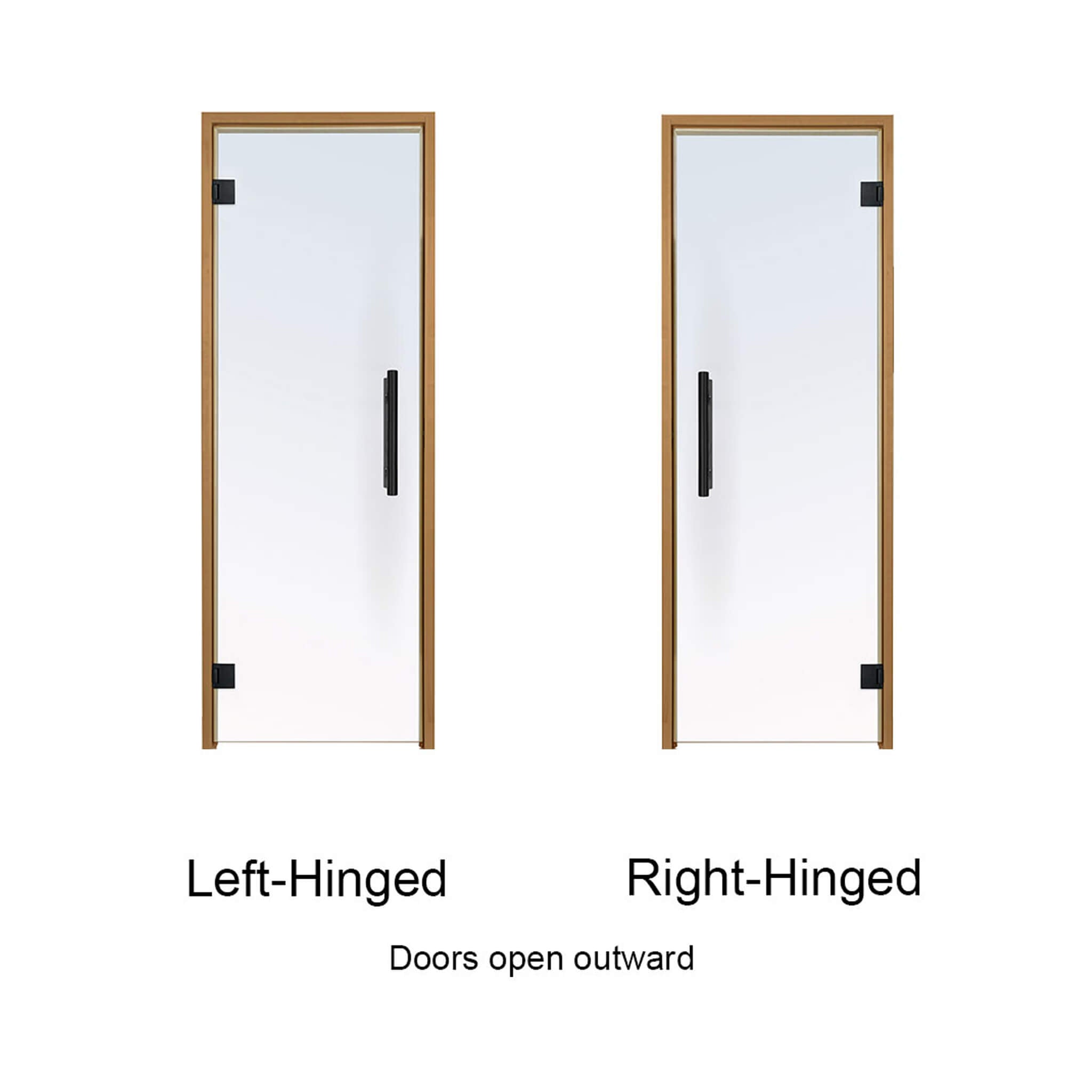 Prosaunas 36X81 Thermo-Aspen Clear ADA Glass Sauna Door (SAK75841)