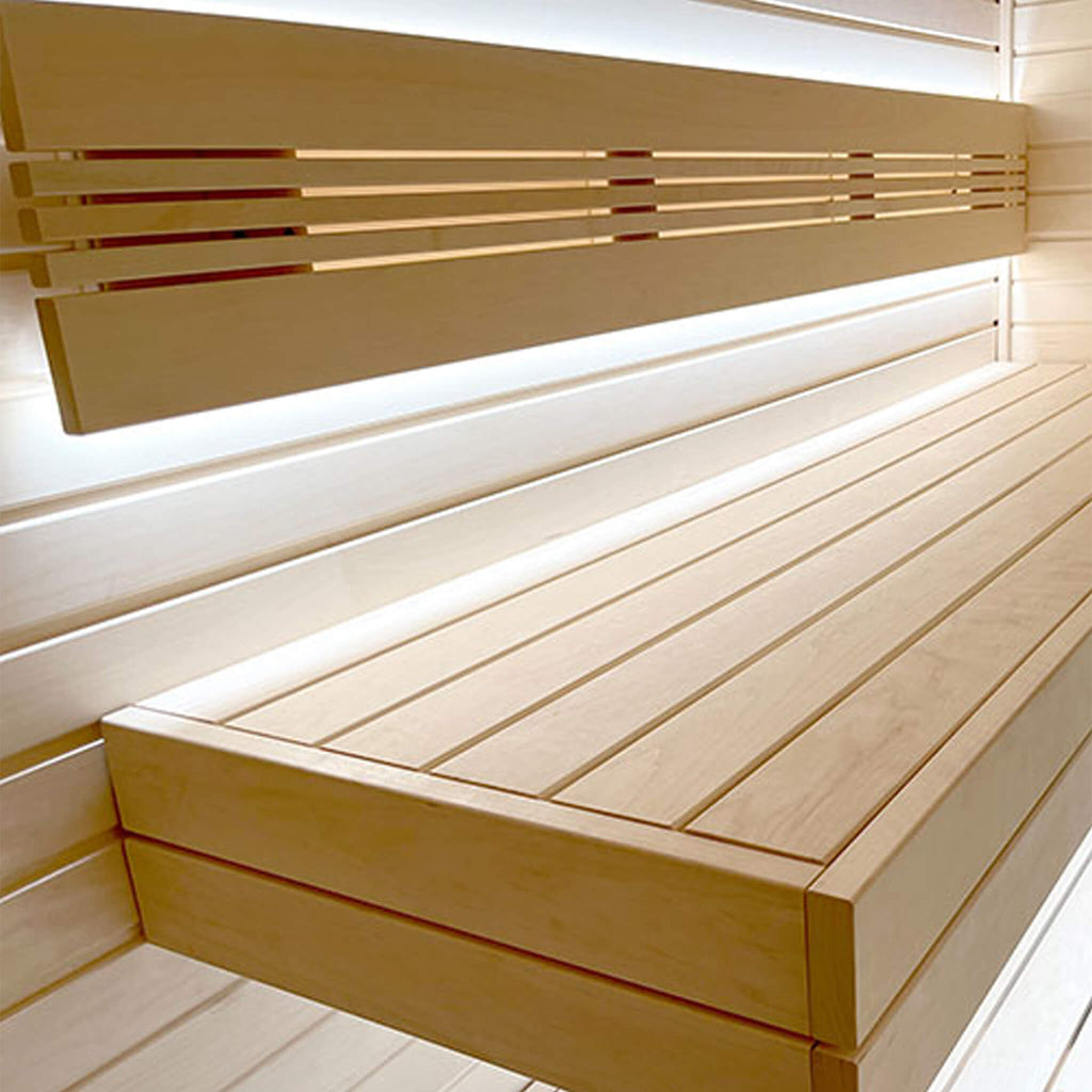 Prosaunas Aspen 1X4 S4SEE SHP Sauna Bench Wood With Smooth 4 Sides Eased Edges (SAK67392)