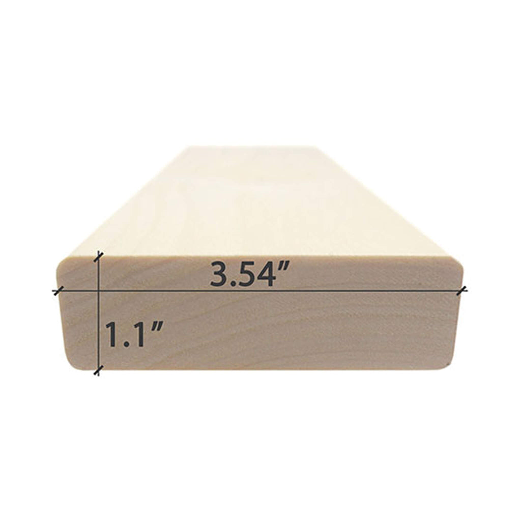 Prosaunas Aspen 2X4 S4SEE SHP Sauna Bench Wood With Smooth 4 Sides Eased Edges (SAK36780)