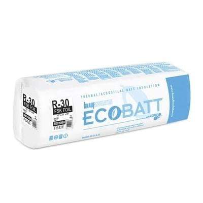 Knauf Ecobatt R-30 FSK-25 Fiberglass Insulation Batts - 10 in x 24 in x 48 in (5 Bags)