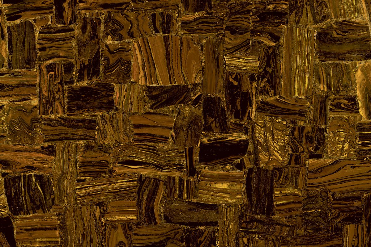 Retro Tiger Iron Gemstone