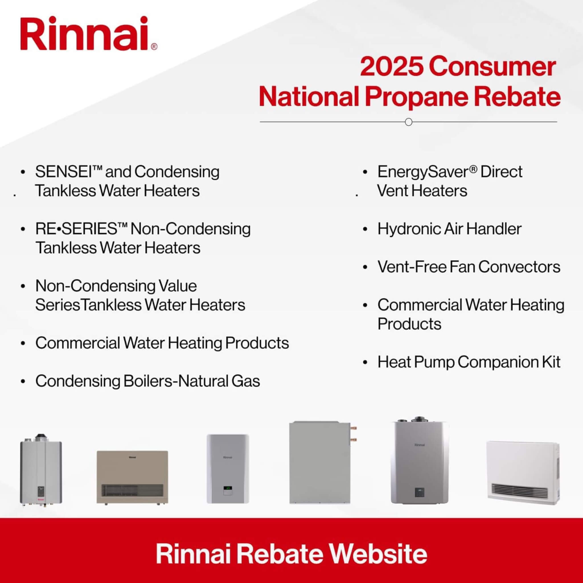 Rinnai Sensei RX130IN 7.1 GPM Condensing Smart Sense Tankless Water Heater [351-RX130IN] (SAK48391)