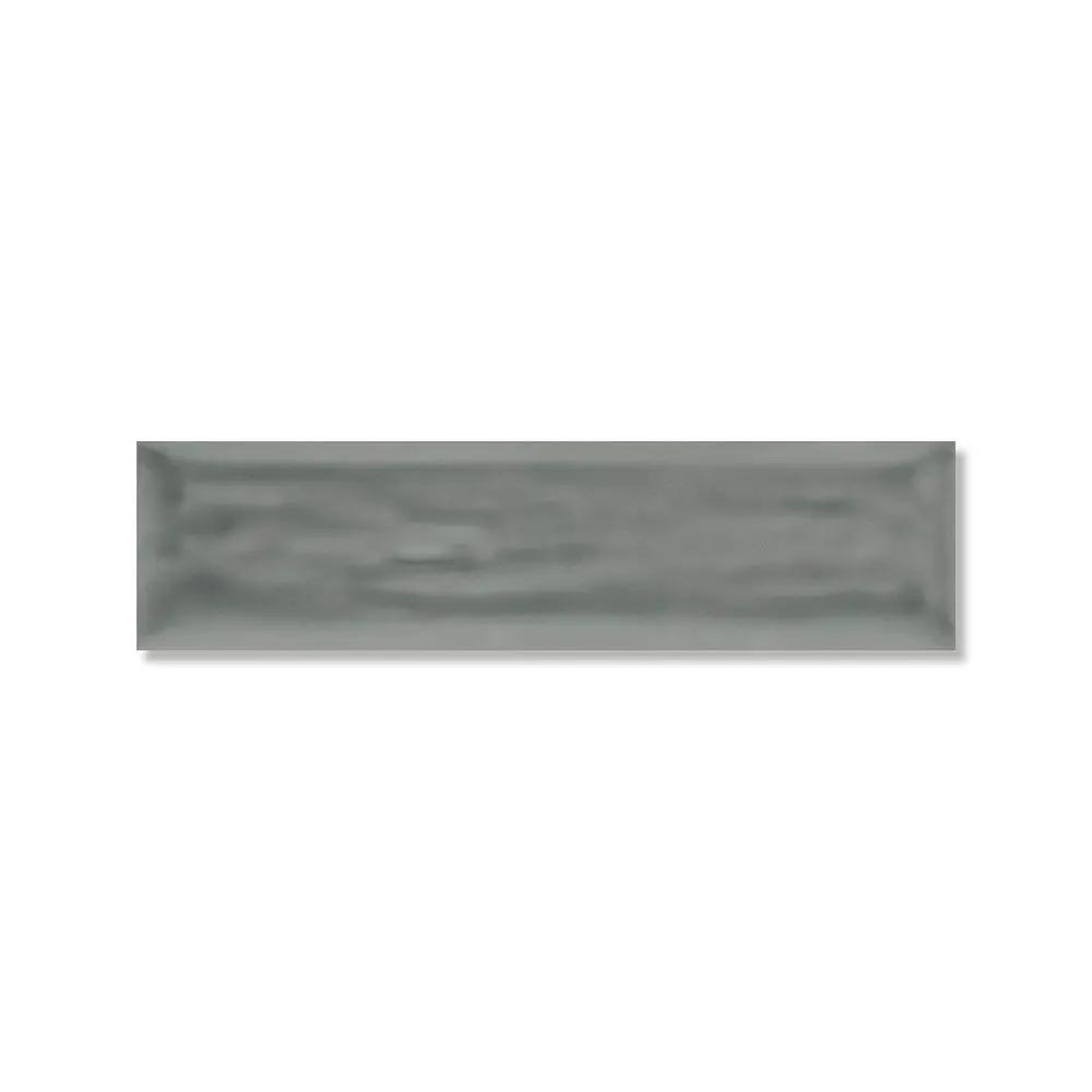 Roca Dark Gray Polished Ceramic Tiles 3x12