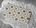 SALE IKEA Bankkamrat, Hemmahos, Stuva Bench Pad Cover  70's Brown Wavy