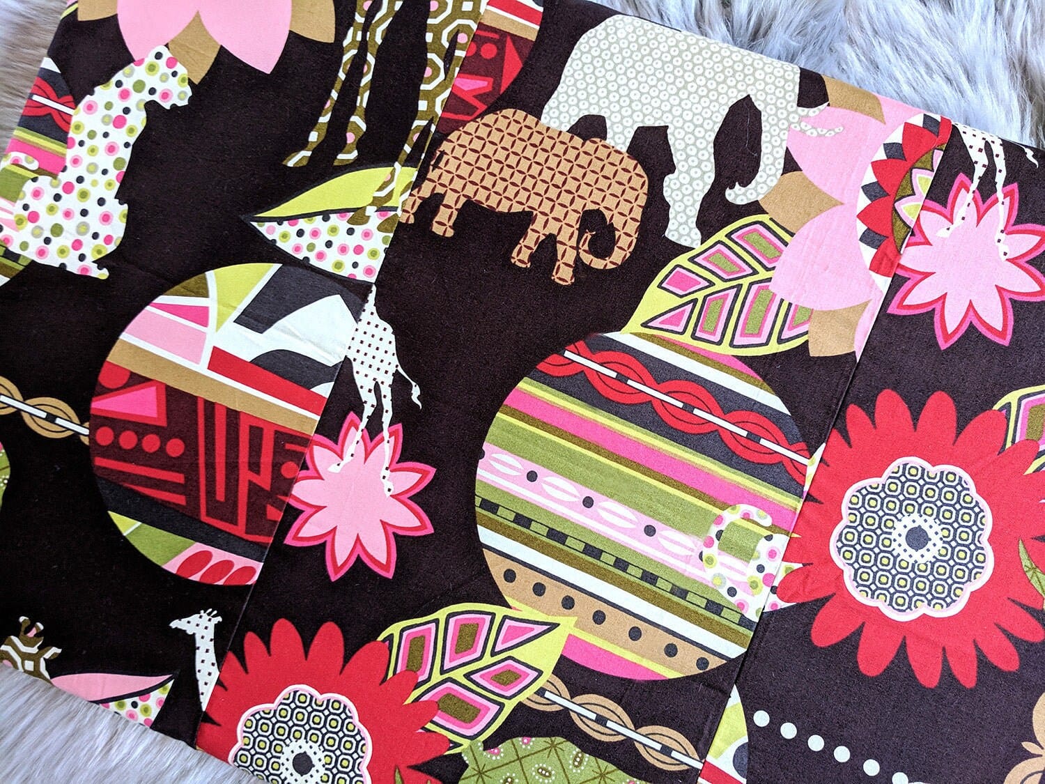 SALE IKEA Bankkamrat, Hemmahos, Stuva Bench Pad Cover  African Animals IKEA