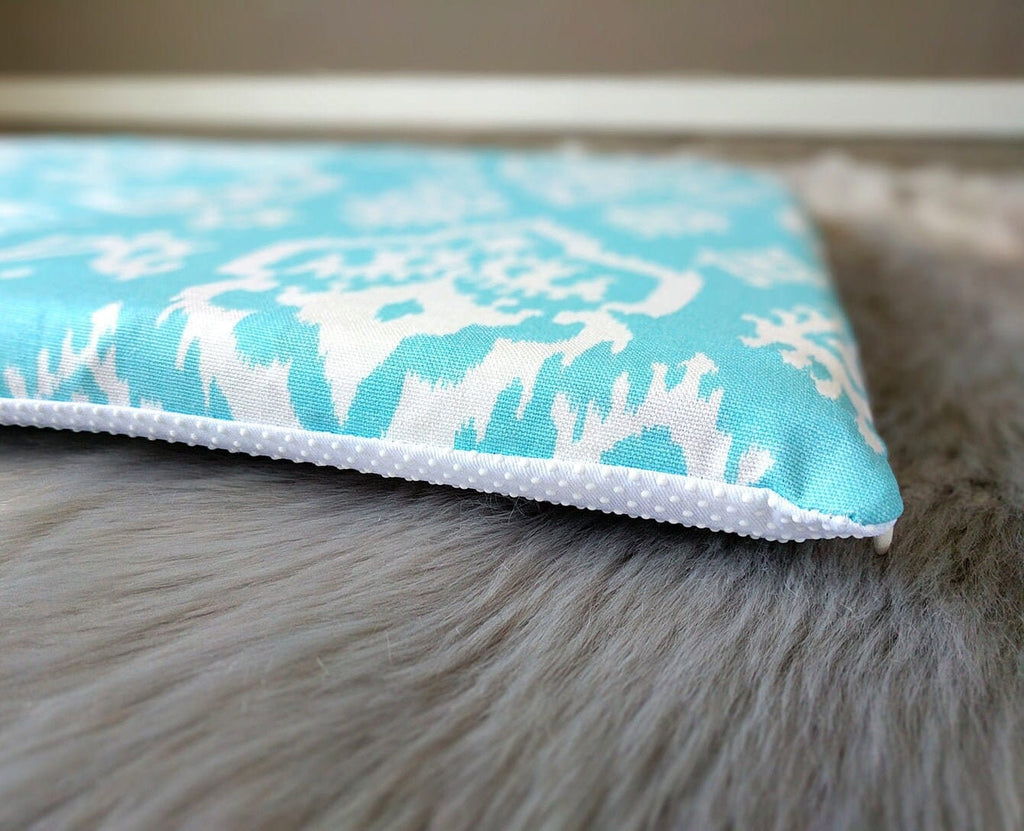 SALE IKEA Bankkamrat, Hemmahos, Stuva Bench Pad Cover Blue Indian Ikat Print