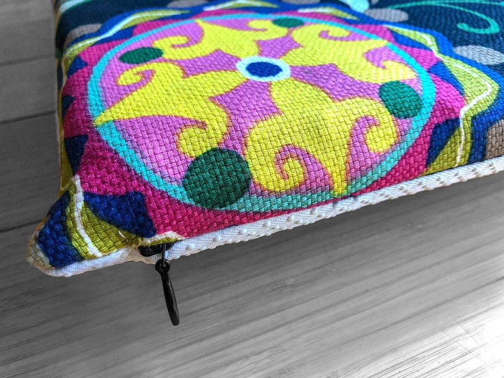 SALE IKEA Bankkamrat, Hemmahos, Stuva Bench Pad Cover  Colorful Paisley Print