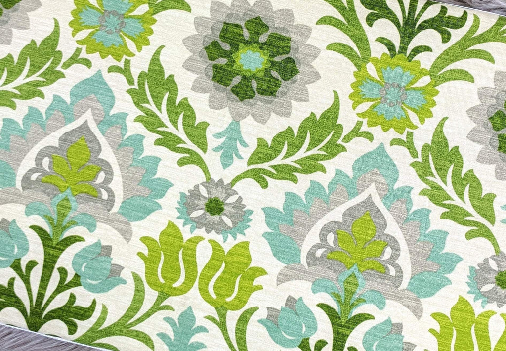 SALE IKEA Bankkamrat, Hemmahos, Stuva Bench Pad Cover, Floral Damask IKEA Santa Maria Mint Julep