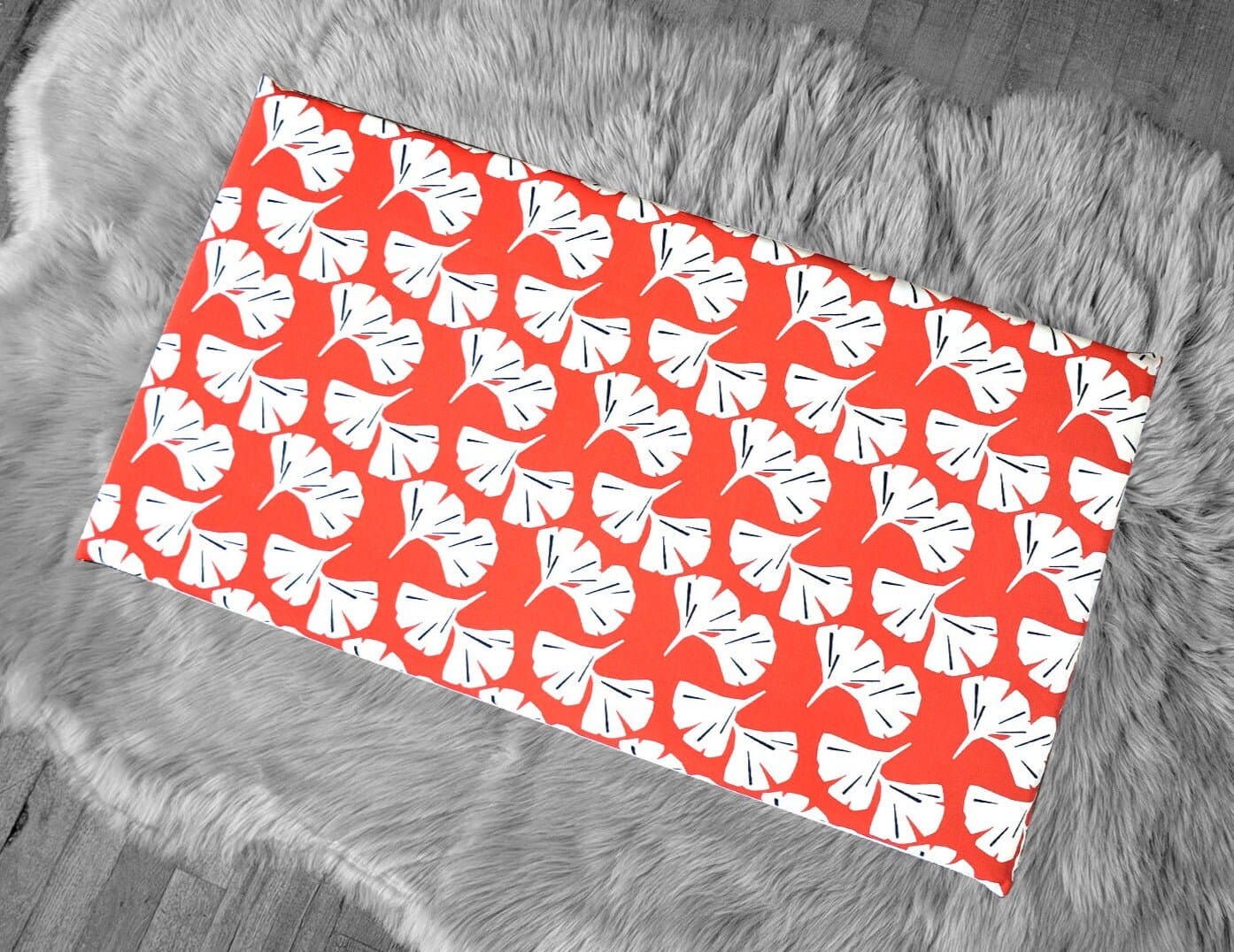 SALE IKEA Bankkamrat, Hemmahos, Stuva Bench Pad Cover  Orange Ginko