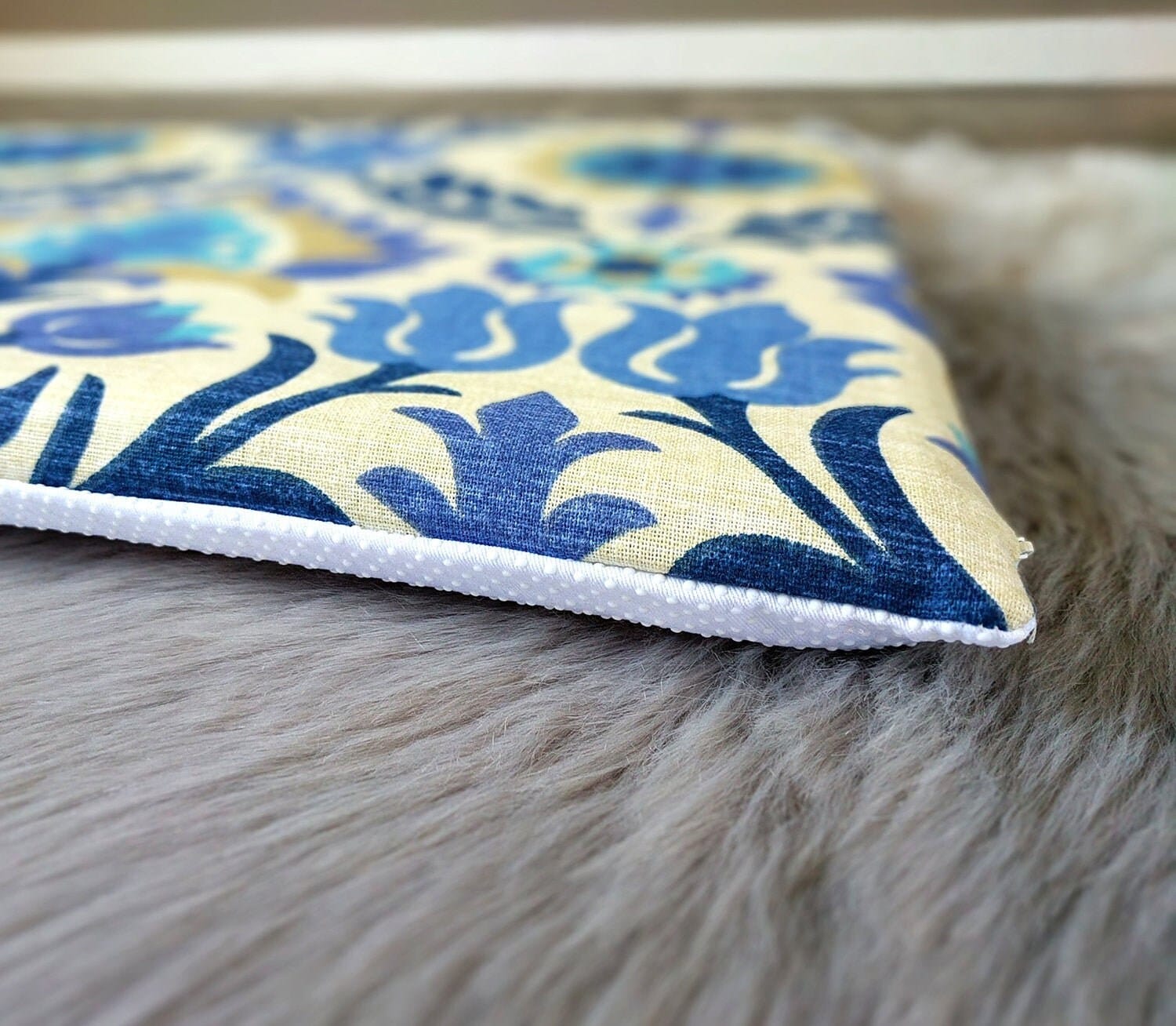 SALE IKEA Bankkamrat, Hemmahos, Stuva Bench Pad Cover  Patchwork Floral Bench Pad Cover