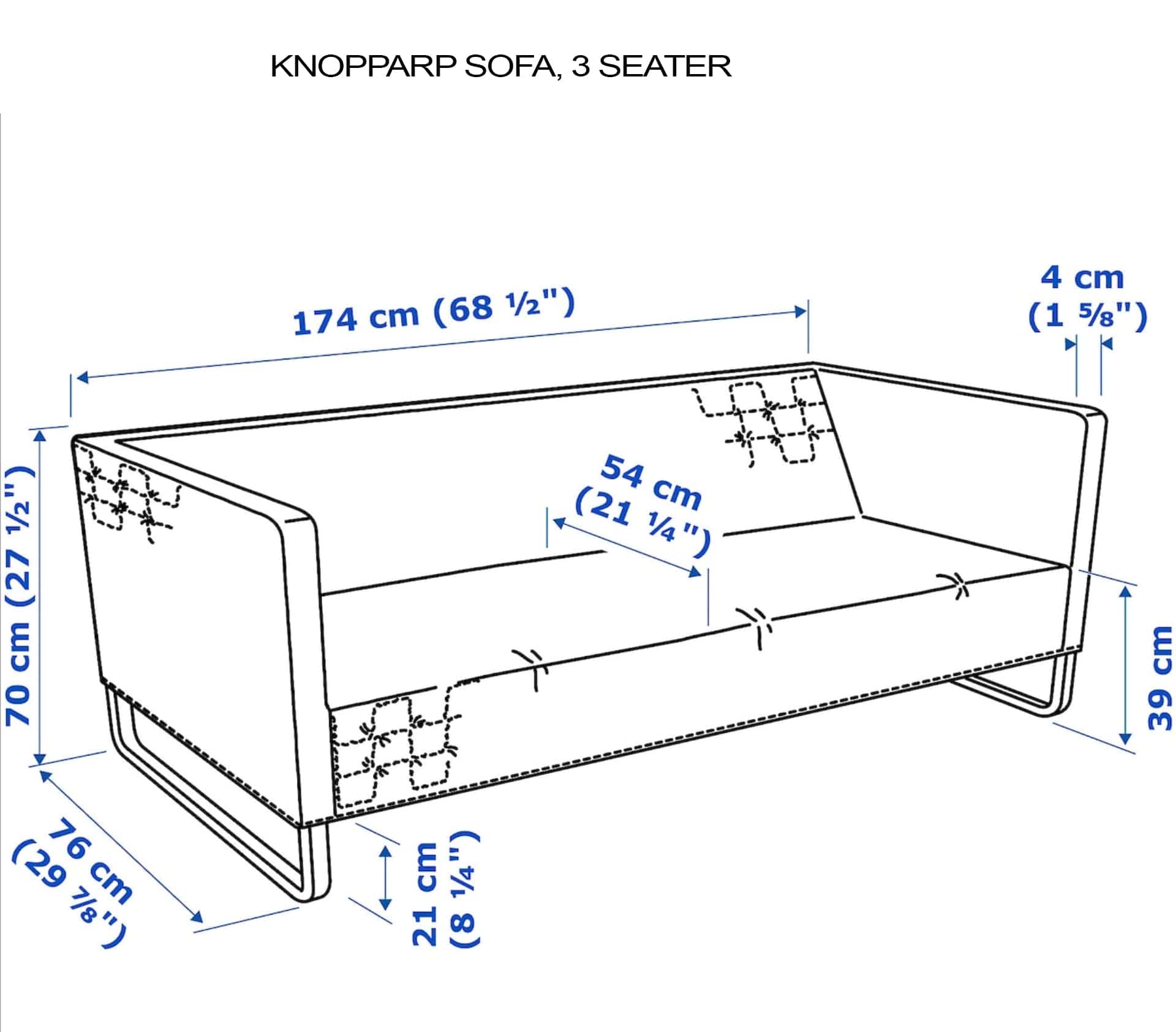 Black Boho Mudcloth Slipcover for IKEA Knopparp Sofa – Global Design Meets Everyday Comfort