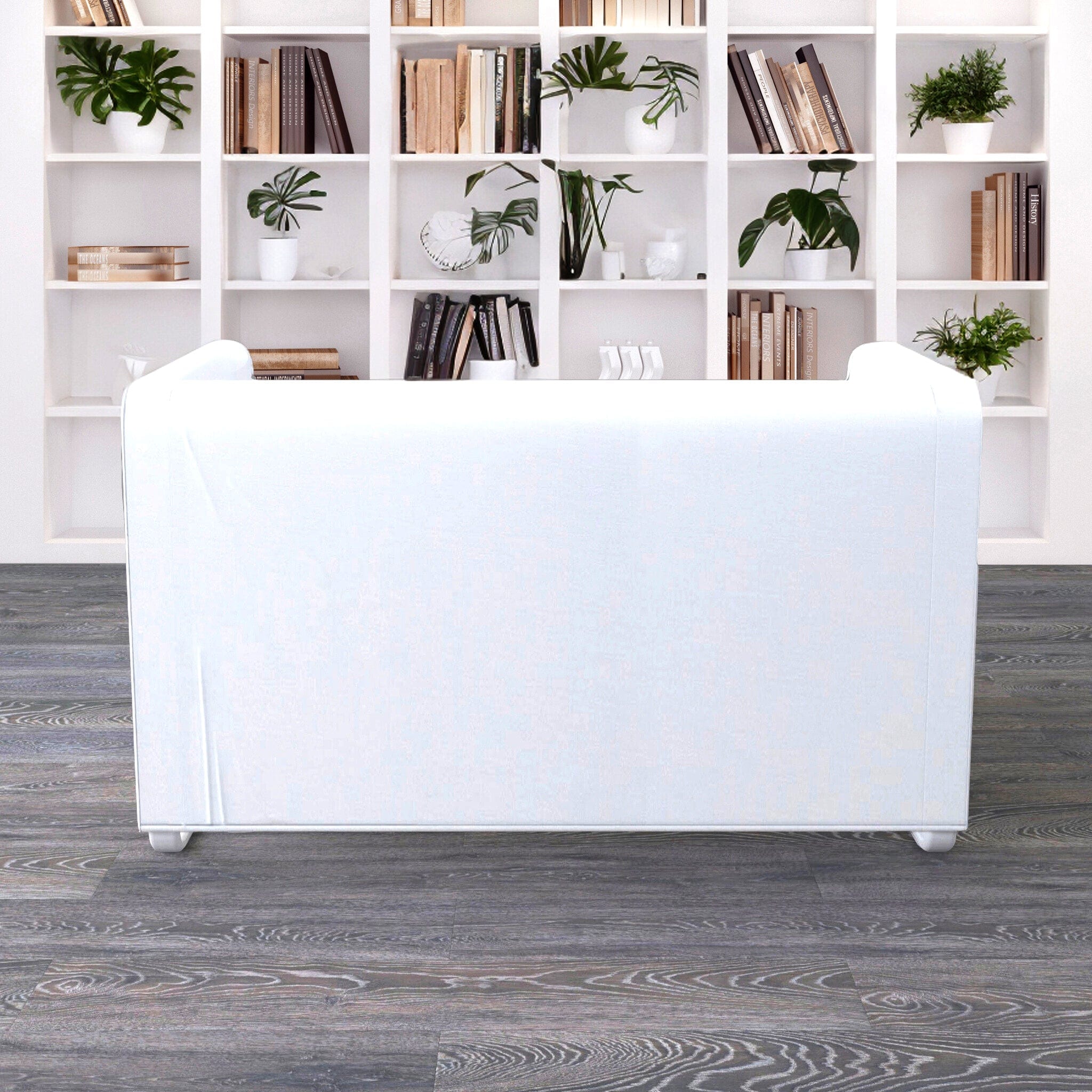 Solid White European Linen Slipcover for IKEA Knopparp Sofa – Simple, Elegant, and Versatile