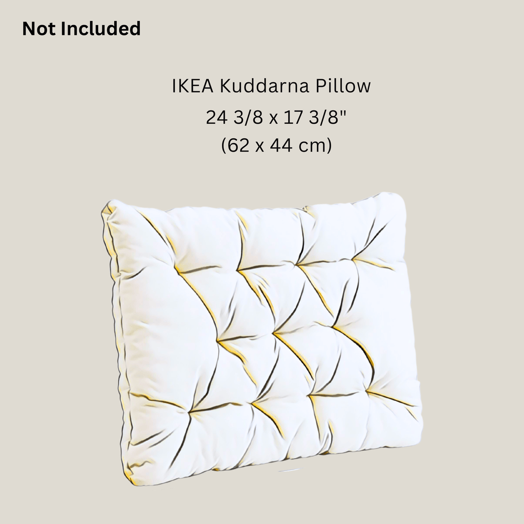2 Pack Outdoor Pillow Covers | Green Banana Leaf Jungle Print | Compatible with IKEA Duvholmen and Kuddarna Cushions