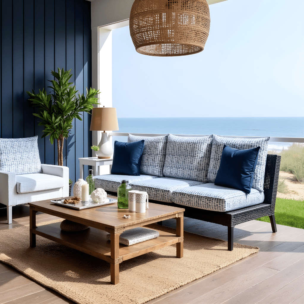 Blue Rain Outdoor Slip Covers, Compatible with IKEA Duvholmen