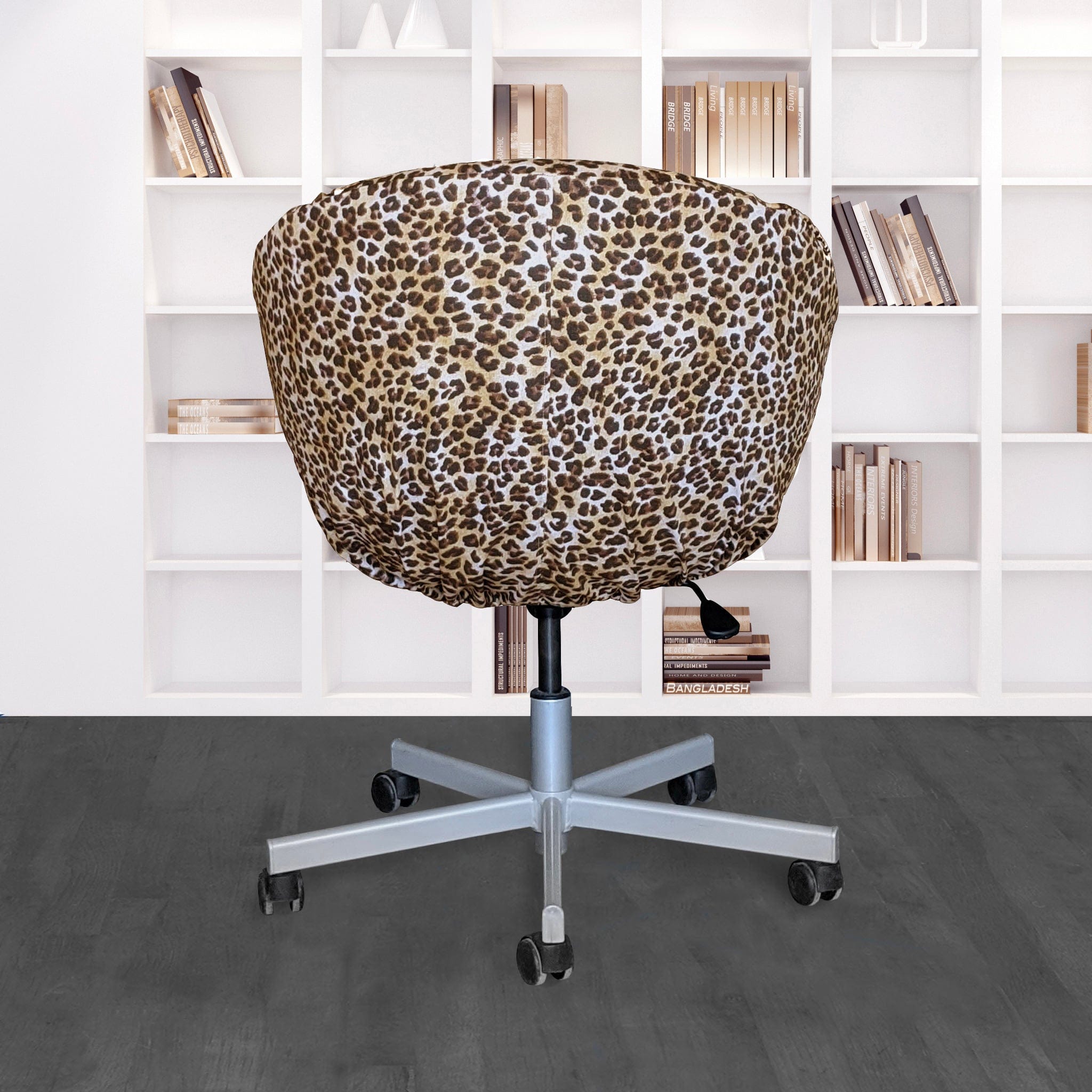 Leopard Cheetah Brown Slip Cover, Compatible with IKEA SKRUVSTA, – Bold, Stylish, and Wildly Chic