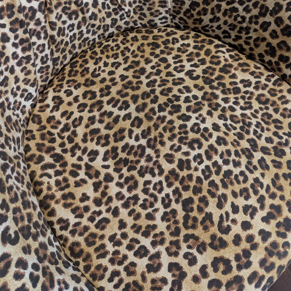 Leopard Cheetah Brown Slip Cover, Compatible with IKEA SKRUVSTA, – Bold, Stylish, and Wildly Chic